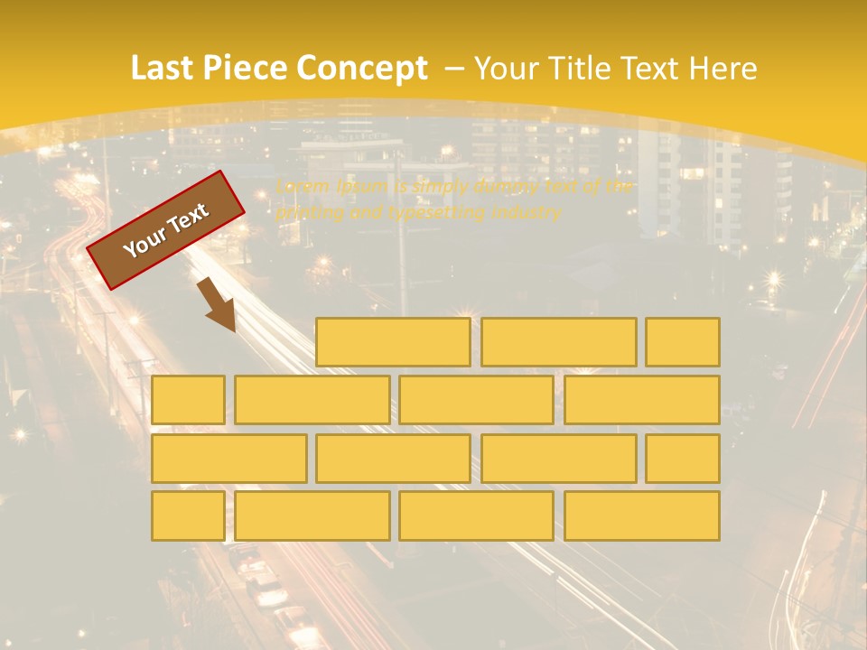 Sunrise Buildings Business PowerPoint Template