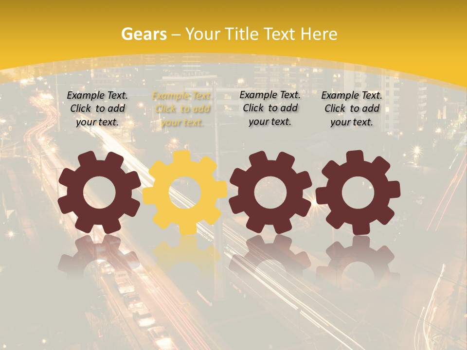 Sunrise Buildings Business PowerPoint Template