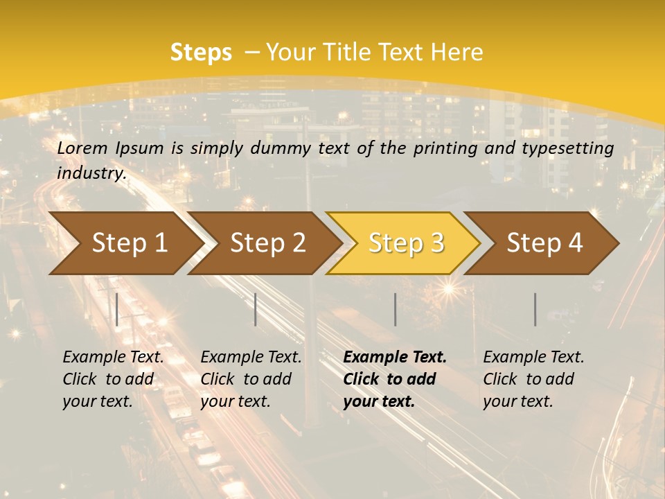 Sunrise Buildings Business PowerPoint Template