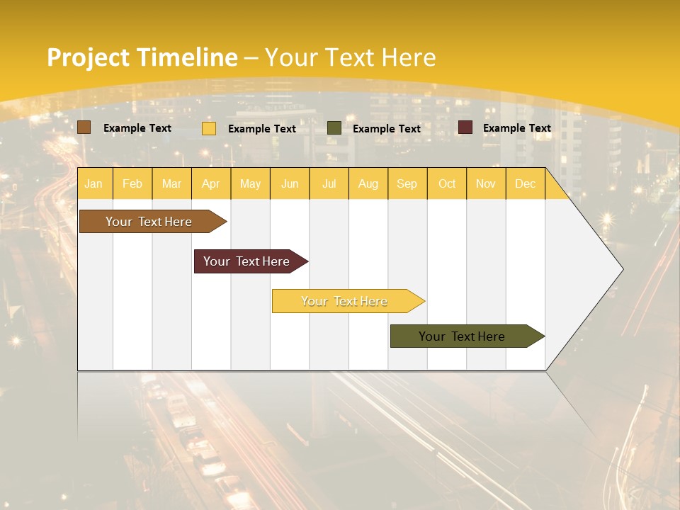 Sunrise Buildings Business PowerPoint Template