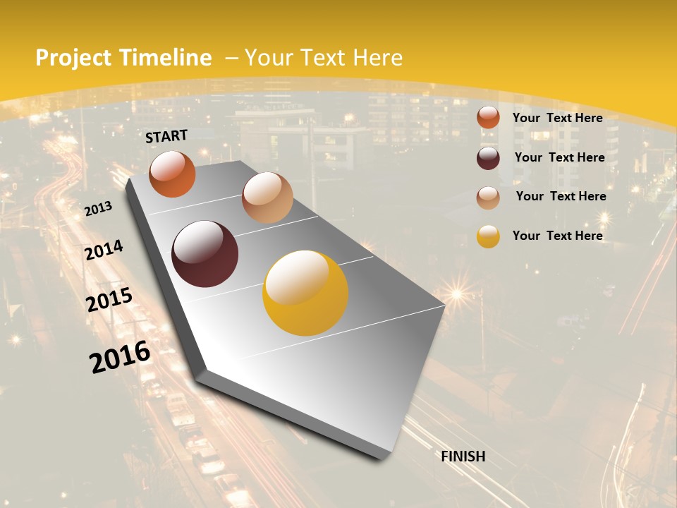 Sunrise Buildings Business PowerPoint Template