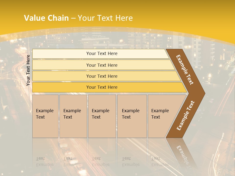 Sunrise Buildings Business PowerPoint Template