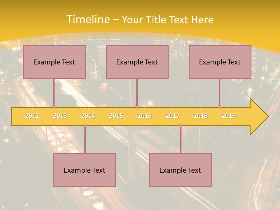 Sunrise Buildings Business PowerPoint Template