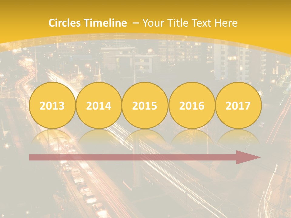 Sunrise Buildings Business PowerPoint Template