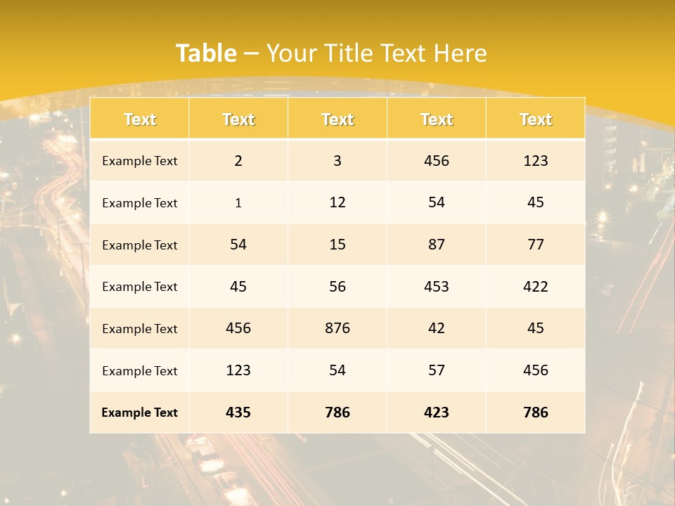Sunrise Buildings Business PowerPoint Template