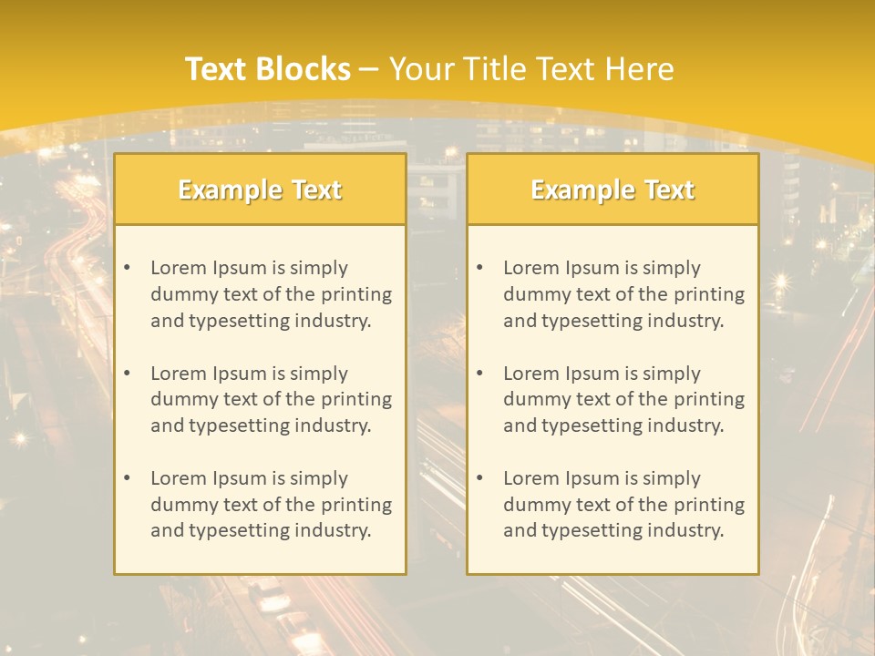 Sunrise Buildings Business PowerPoint Template