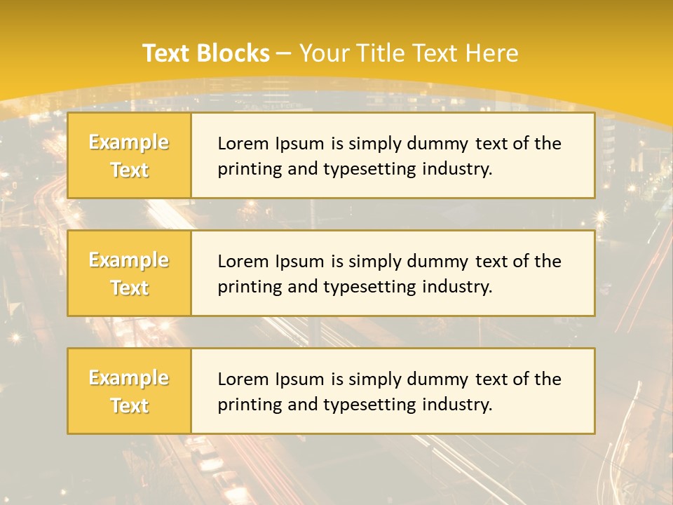 Sunrise Buildings Business PowerPoint Template