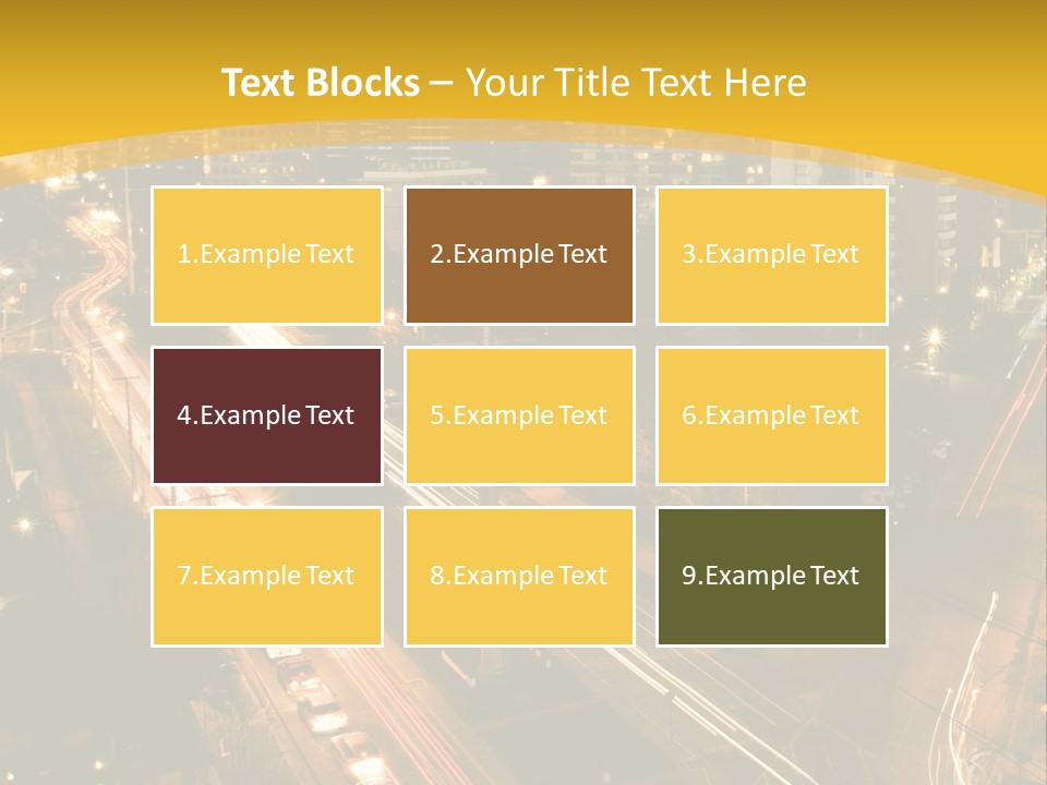 Sunrise Buildings Business PowerPoint Template
