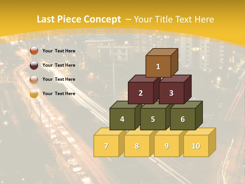 Sunrise Buildings Business PowerPoint Template