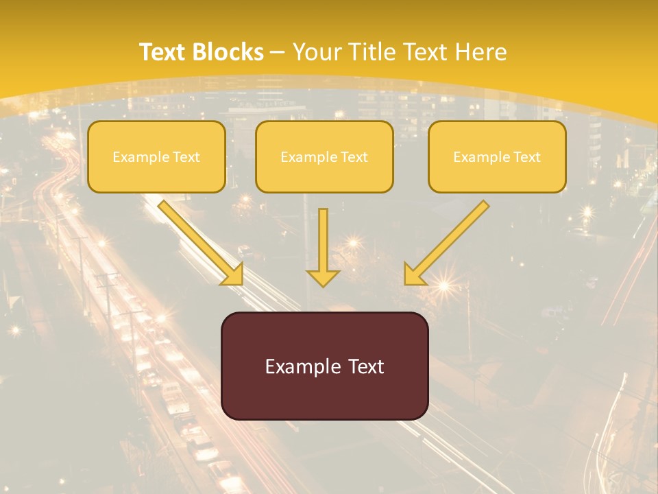 Sunrise Buildings Business PowerPoint Template
