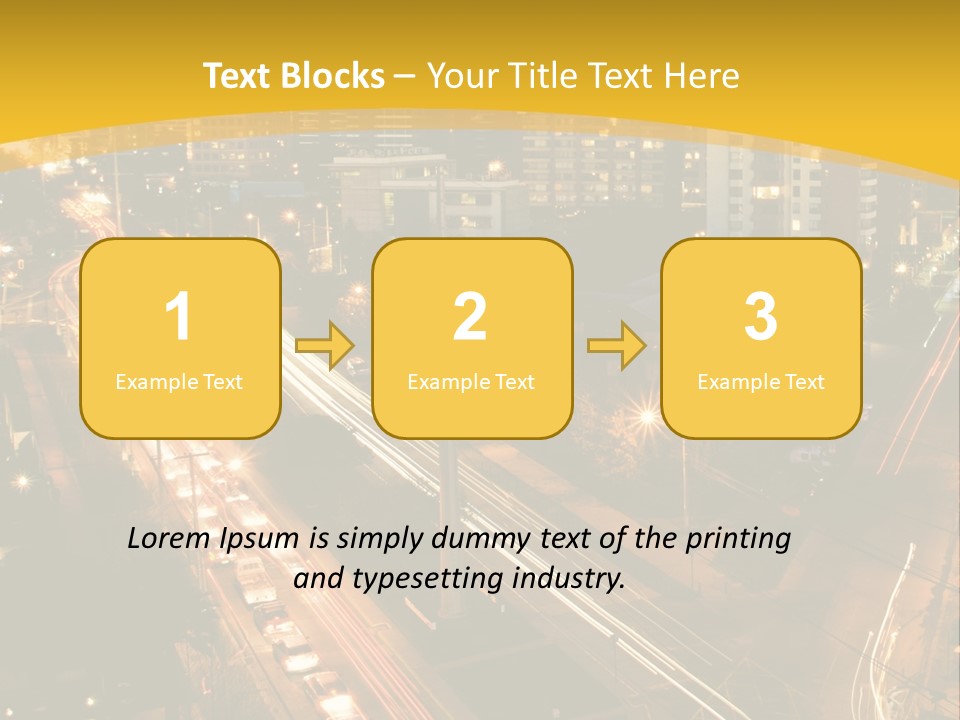 Sunrise Buildings Business PowerPoint Template