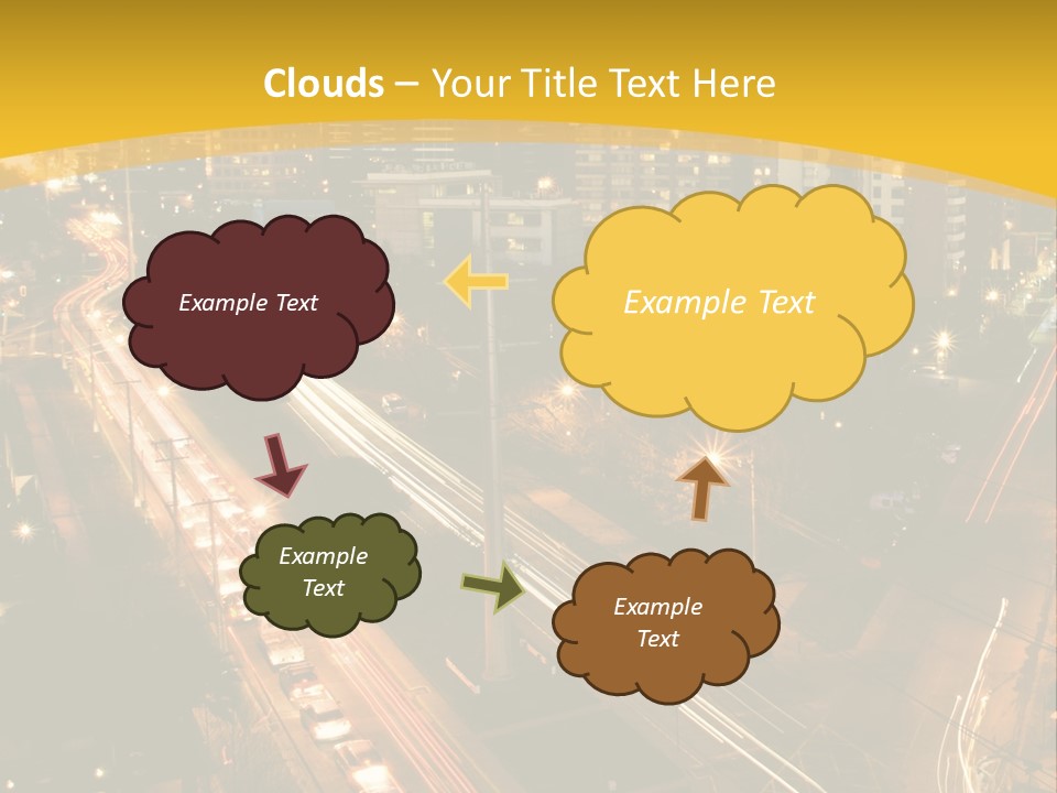 Sunrise Buildings Business PowerPoint Template