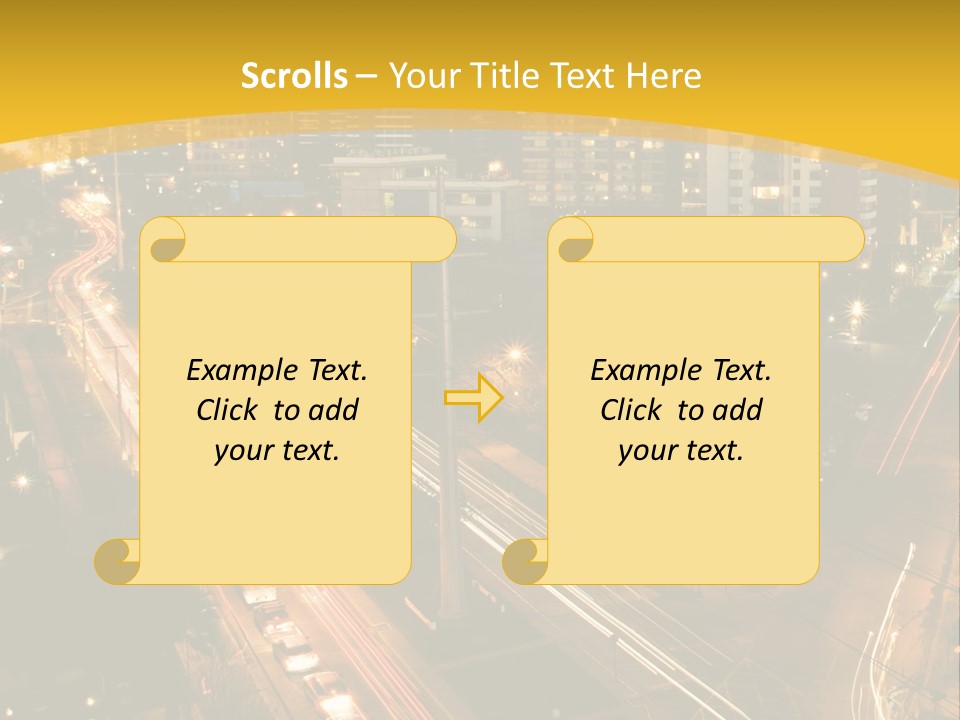 Sunrise Buildings Business PowerPoint Template