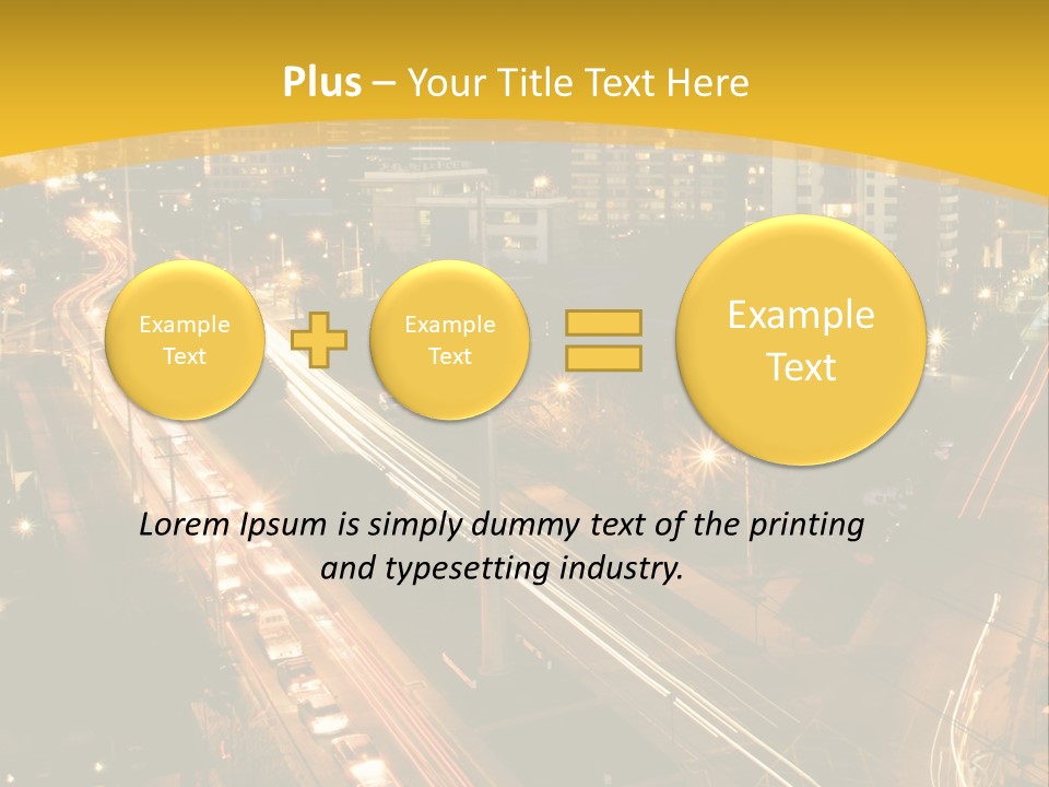 Sunrise Buildings Business PowerPoint Template