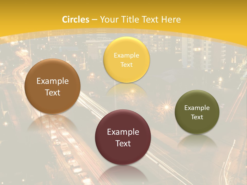 Sunrise Buildings Business PowerPoint Template