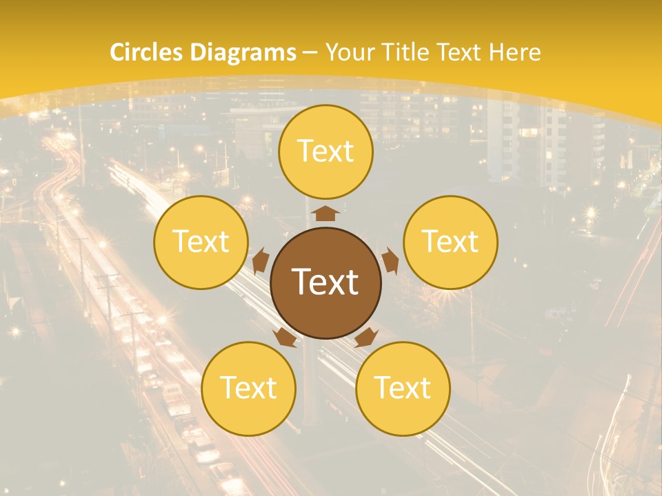 Sunrise Buildings Business PowerPoint Template