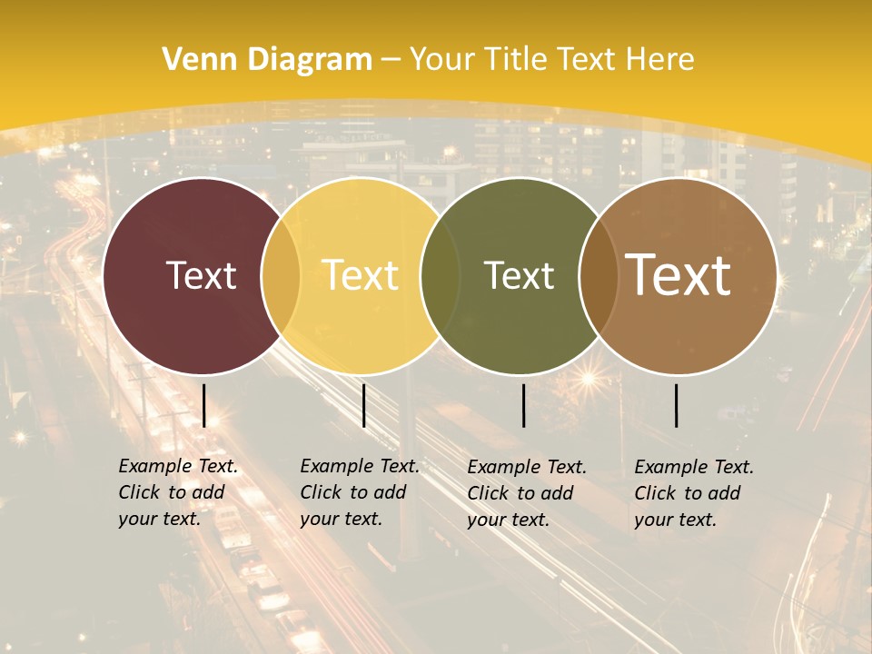 Sunrise Buildings Business PowerPoint Template