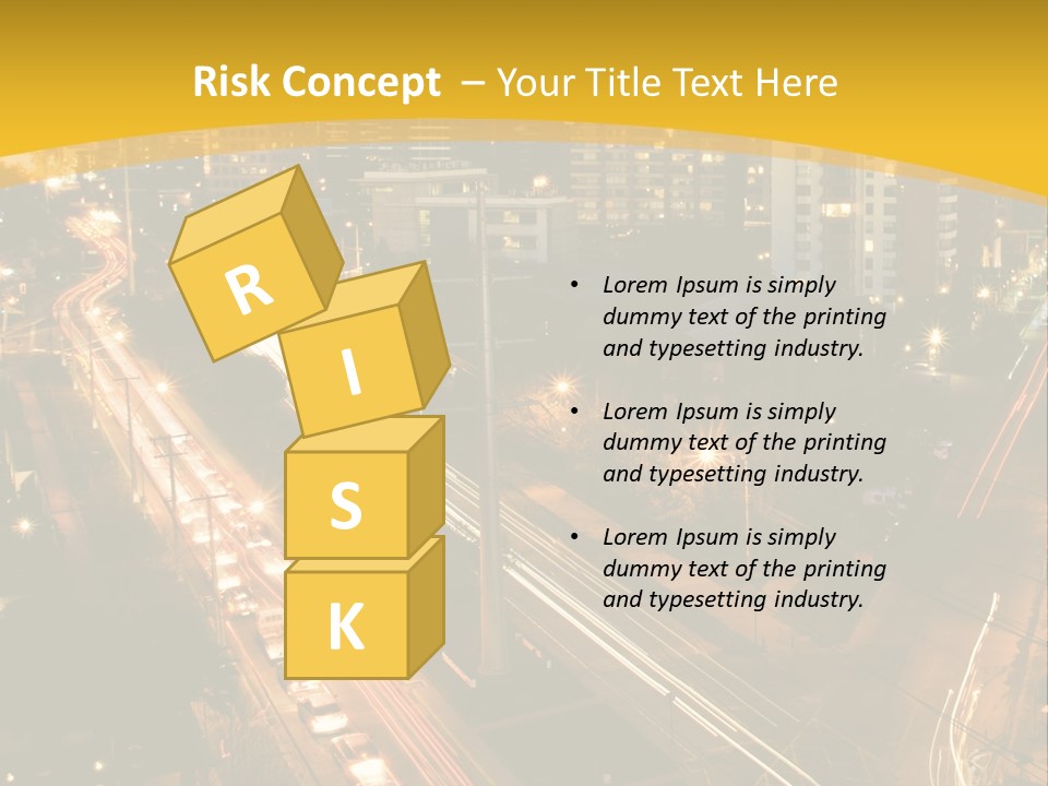 Sunrise Buildings Business PowerPoint Template