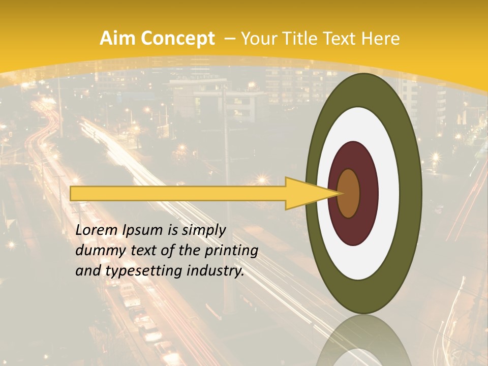 Sunrise Buildings Business PowerPoint Template
