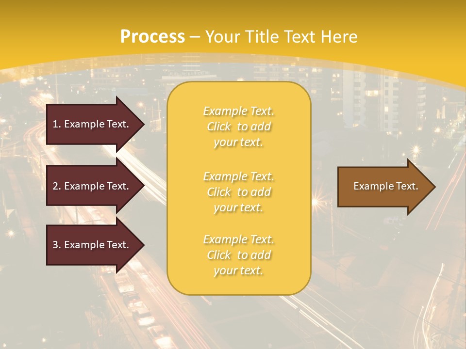 Sunrise Buildings Business PowerPoint Template