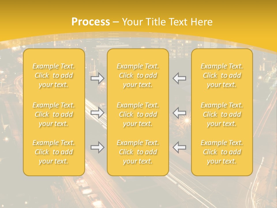 Sunrise Buildings Business PowerPoint Template