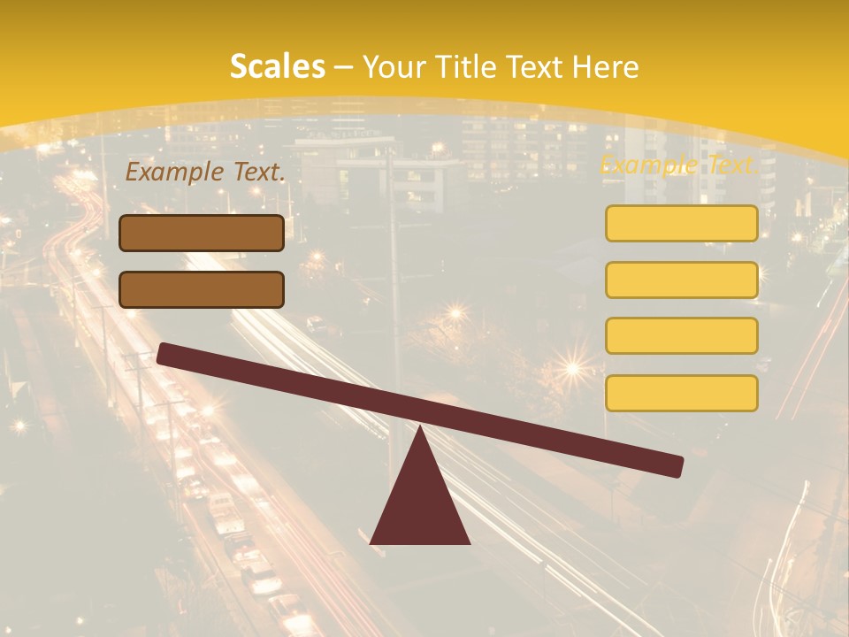Sunrise Buildings Business PowerPoint Template