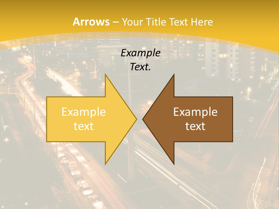 Sunrise Buildings Business PowerPoint Template