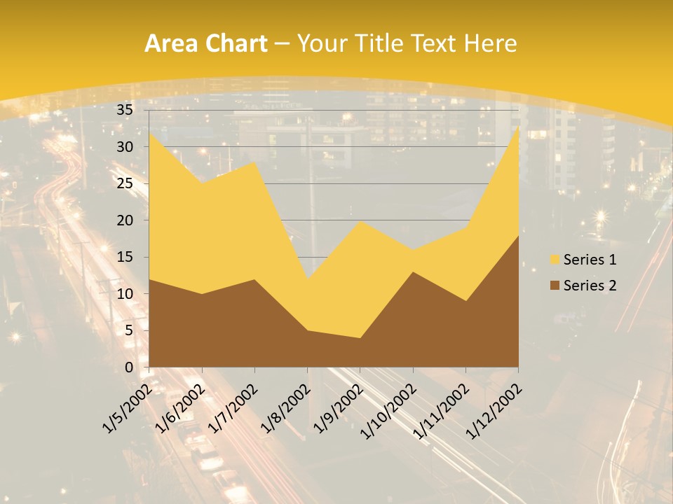 Sunrise Buildings Business PowerPoint Template