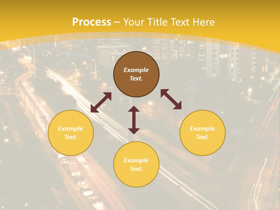 Sunrise Buildings Business PowerPoint Template