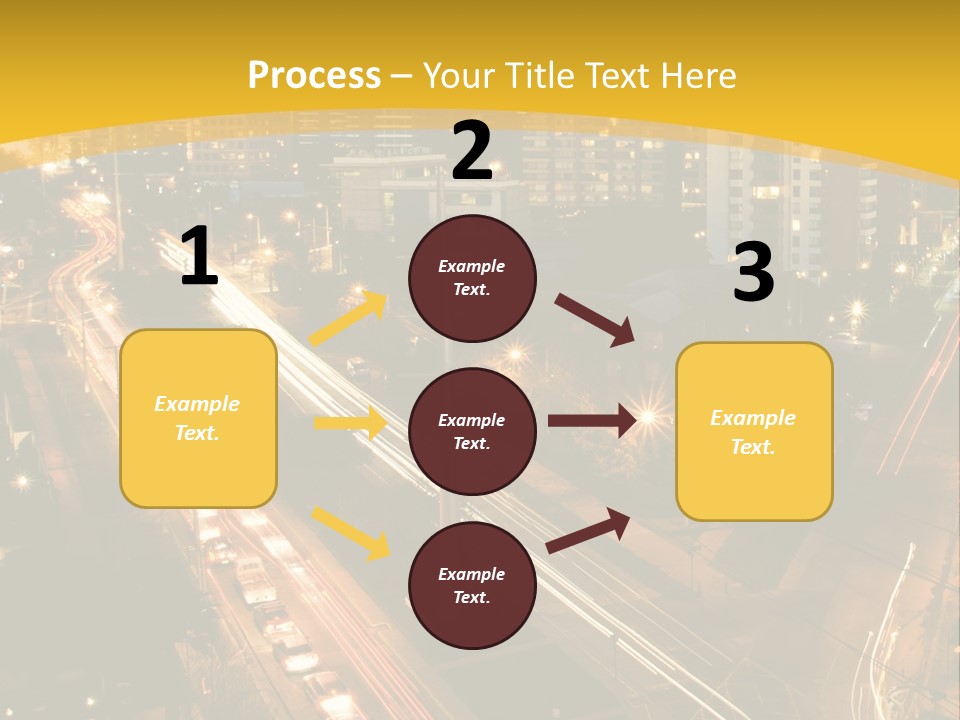 Sunrise Buildings Business PowerPoint Template