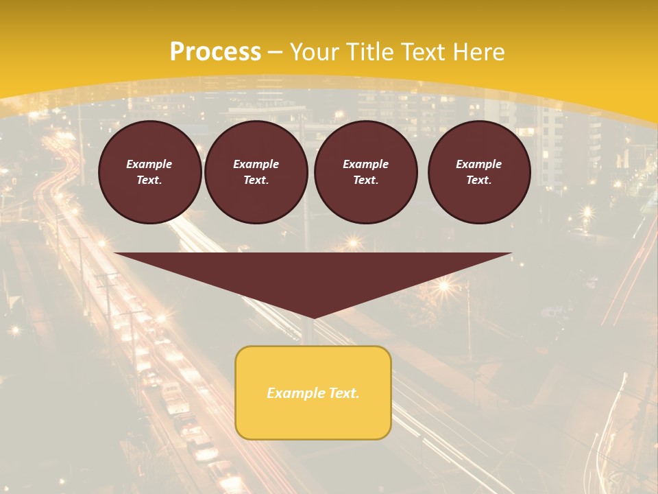 Sunrise Buildings Business PowerPoint Template