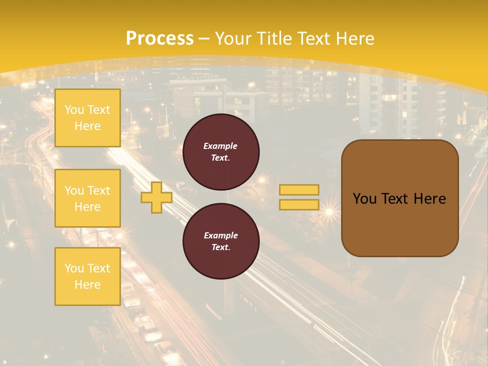 Sunrise Buildings Business PowerPoint Template