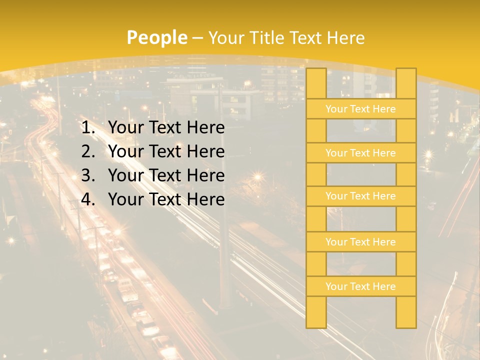 Sunrise Buildings Business PowerPoint Template