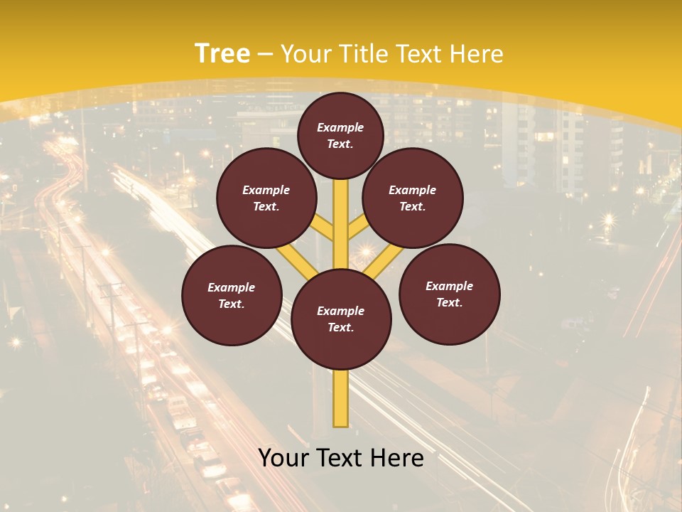Sunrise Buildings Business PowerPoint Template