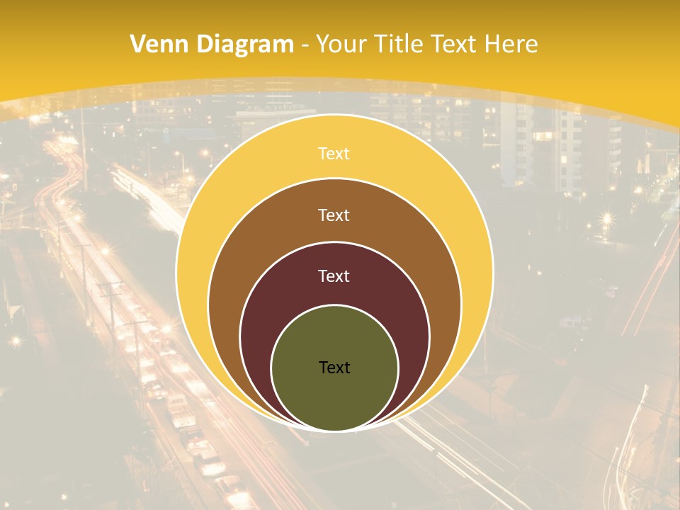 Sunrise Buildings Business PowerPoint Template