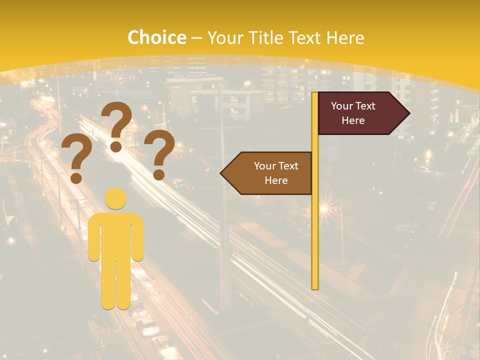 Sunrise Buildings Business PowerPoint Template