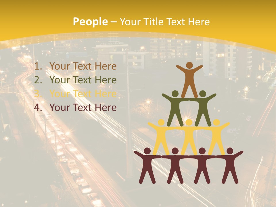 Sunrise Buildings Business PowerPoint Template