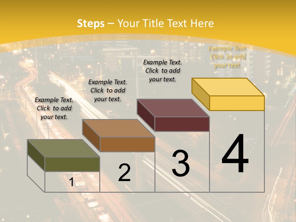 Sunrise Buildings Business PowerPoint Template