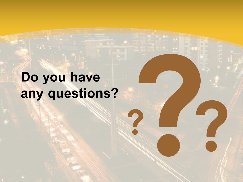 Sunrise Buildings Business PowerPoint Template