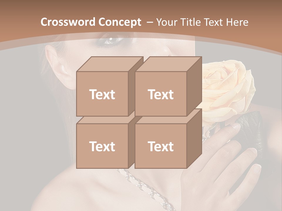 Blond Jewellery Skincare PowerPoint Template