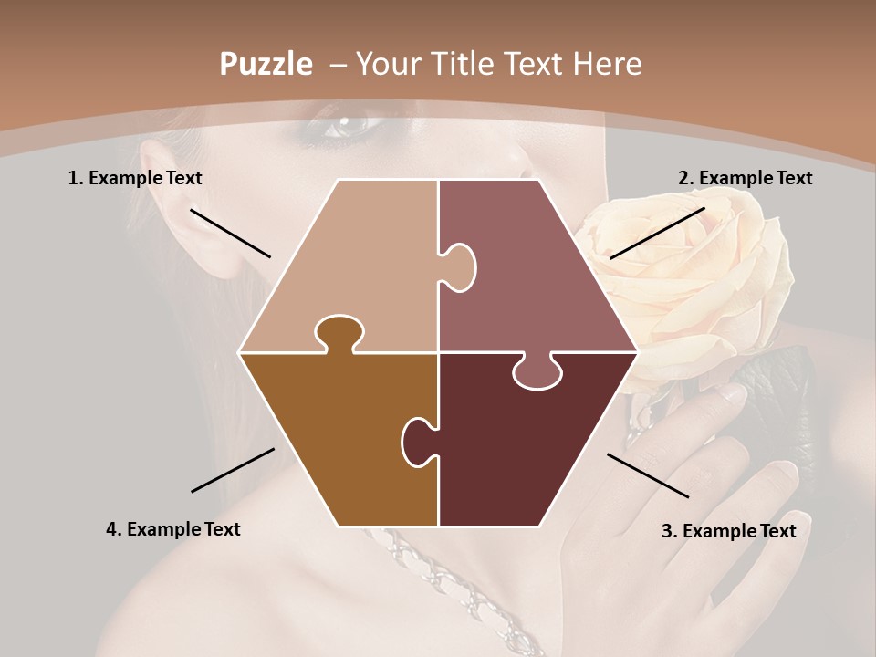 Blond Jewellery Skincare PowerPoint Template