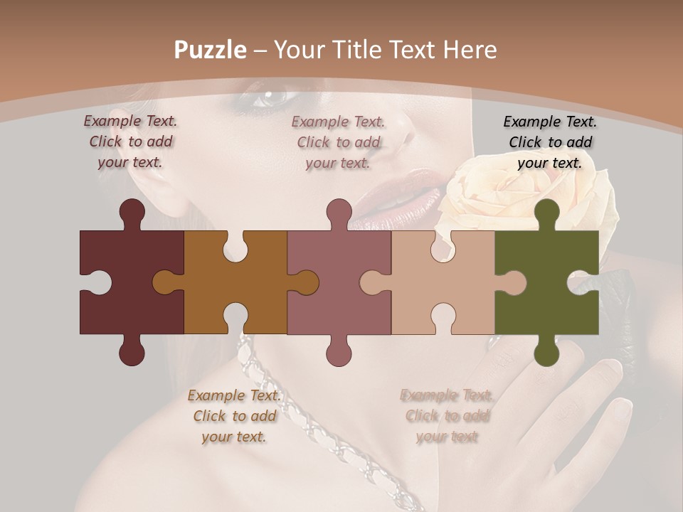 Blond Jewellery Skincare PowerPoint Template