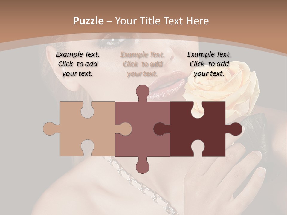 Blond Jewellery Skincare PowerPoint Template