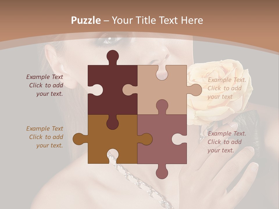 Blond Jewellery Skincare PowerPoint Template