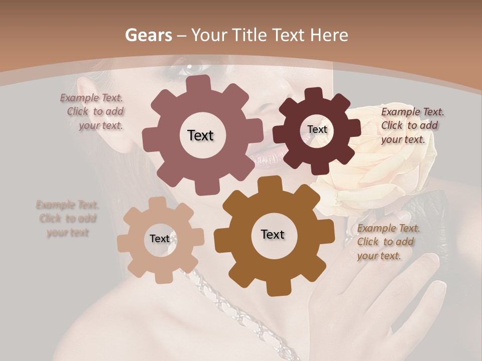 Blond Jewellery Skincare PowerPoint Template