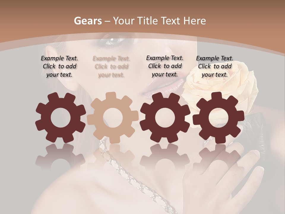 Blond Jewellery Skincare PowerPoint Template