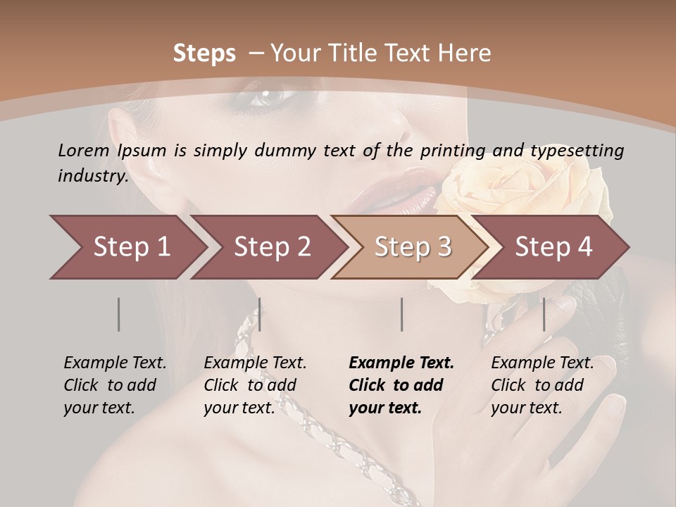 Blond Jewellery Skincare PowerPoint Template