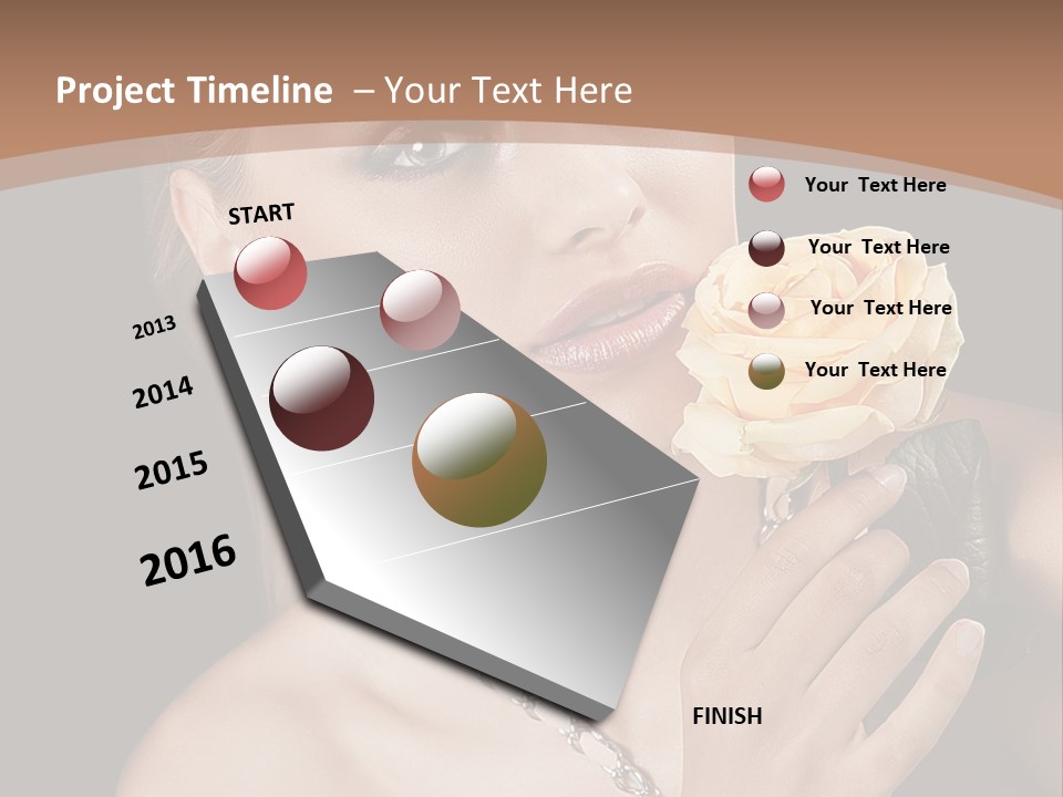 Blond Jewellery Skincare PowerPoint Template