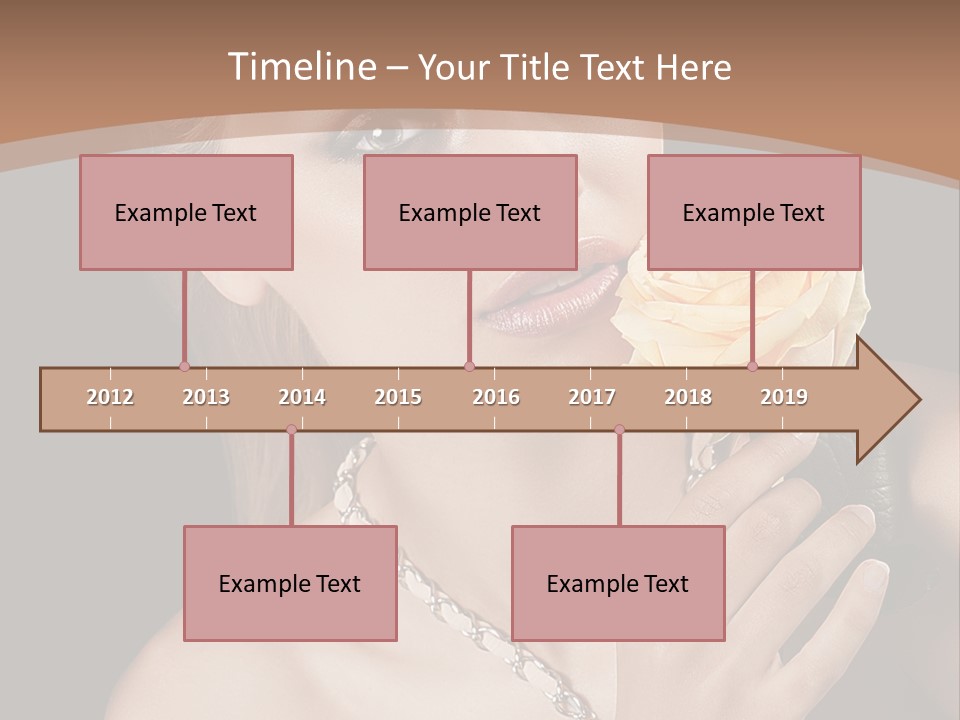 Blond Jewellery Skincare PowerPoint Template