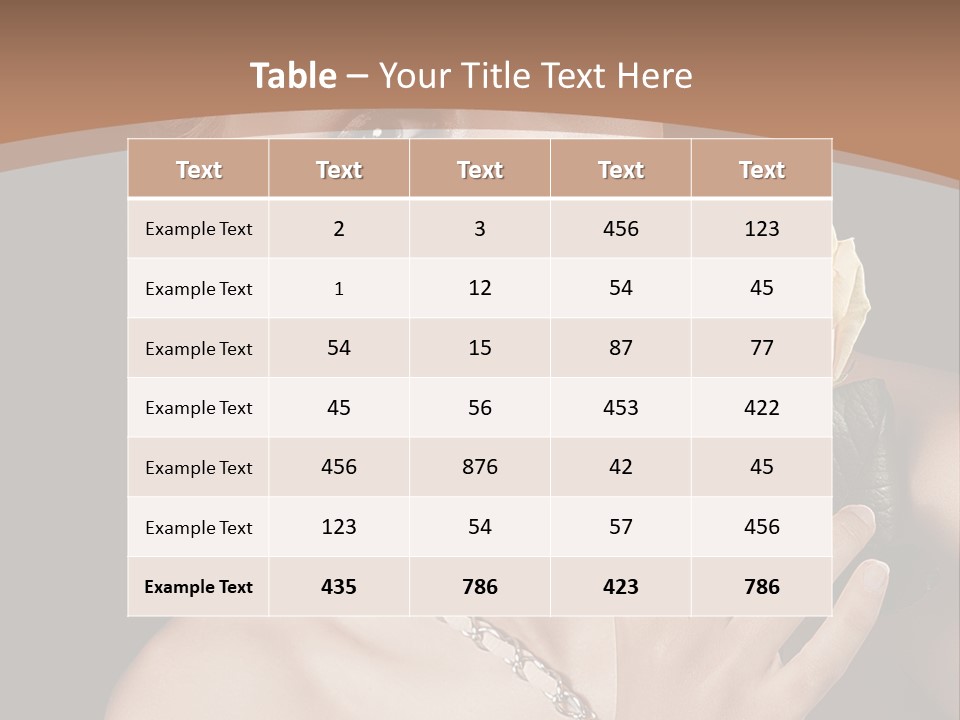 Blond Jewellery Skincare PowerPoint Template